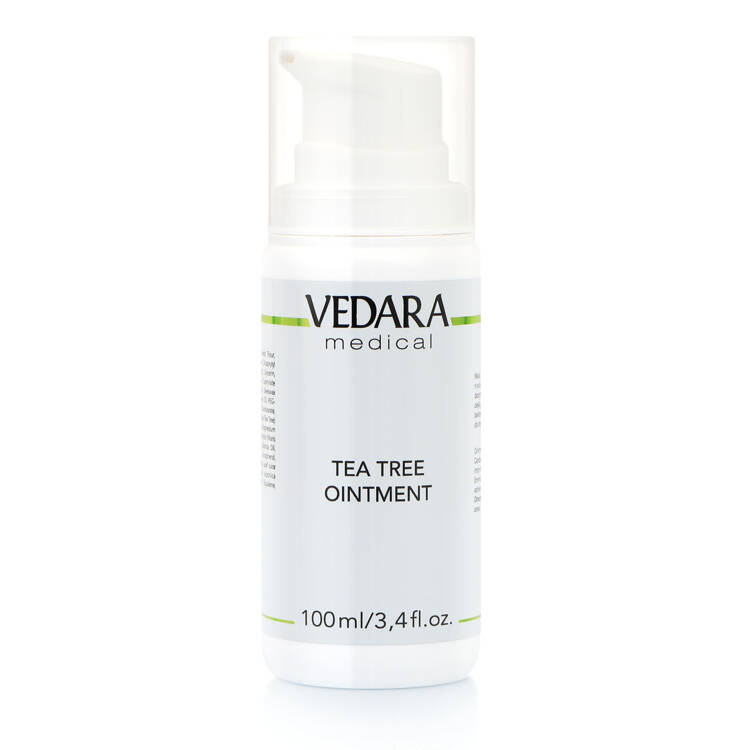 Maść z olejkiem z drzewa herbacianego - do cery tłustej, trądzikowej, wrażliwej, naczyniowej i z przebarwieniami 100 ml ( M4112 ) Vedara Medical