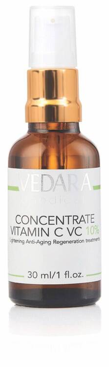 Serum z witaminą C - VC 10% - do cery suchej i dojrzałej, tłustej, trądzikowej, wrażliwej, naczyniowej, z przebarwieniami 30 ml ( M4008 ) Vedara Medical